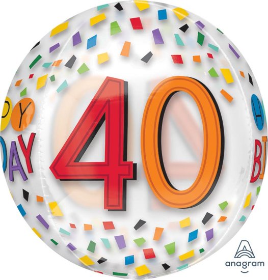 (image for) ORB:40th Birthday Rainbow Confetti