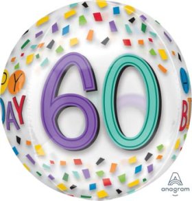 ORB:60th Birthday Rainbow Confetti