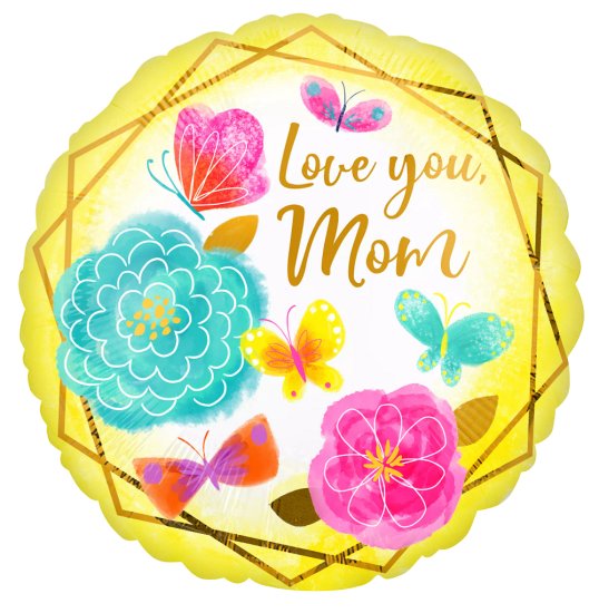 (image for) 18:Love You Mom Gold Trim