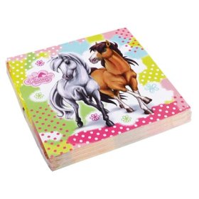 NA:Charming Horses Napkins 33cm 20