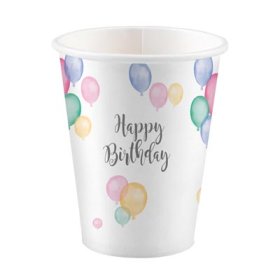 CU:Happy Birthday Pastel Paper Cups 8