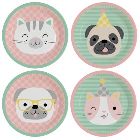 PL:Hello Pets Paper Plates 23cm 8