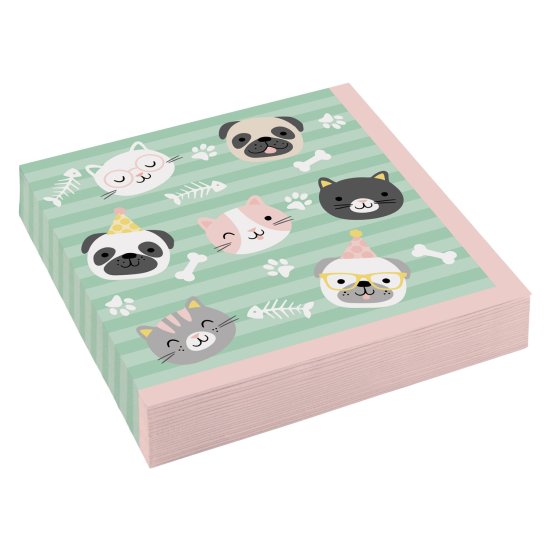 (image for) NA:Hello Pets Napkins 33cm 20