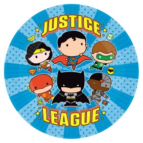 PL:Justice League Paper Plates 23cm 8