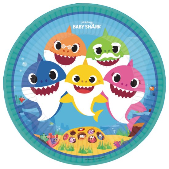 (image for) PL:Baby Shark Plates 23cm 8