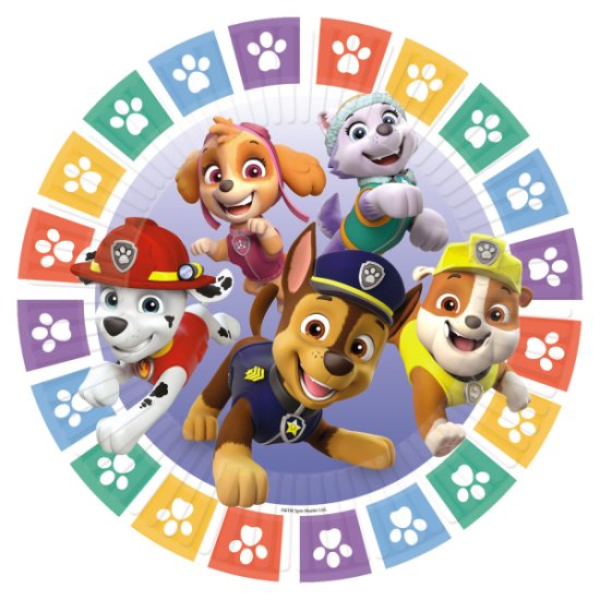 (image for) PL:Paw Patrol Paper Plates 8