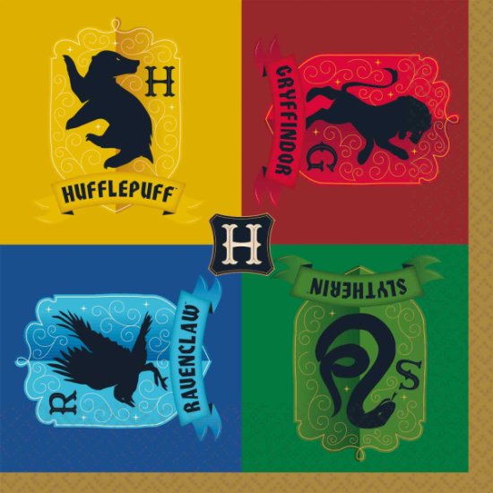 (image for) NA:Harry Potter House Napkins 33cm 16