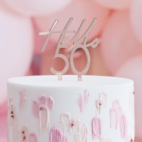 50th Birthday Cake Topper