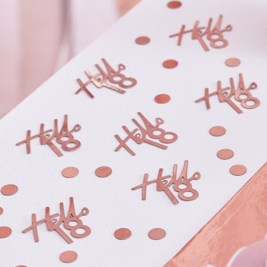 (image for) 18th Rose Gold Bday Confetti