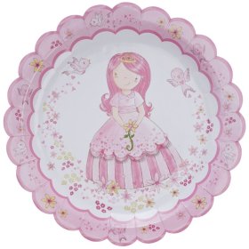 Princess Party Paper Plates