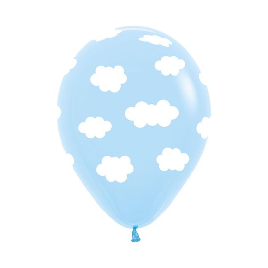 (image for) PR12:Clouds White on Blue FS AO 50