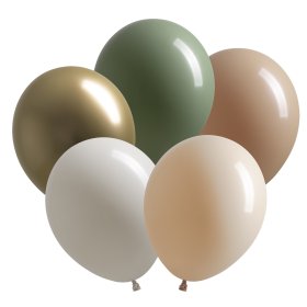 RET:Neutral Assorted Latex Balloons 10