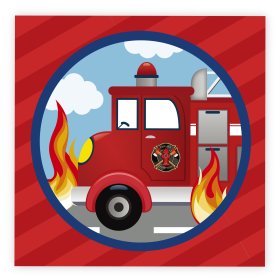 NA:Firefighter Napkins 33cm 16