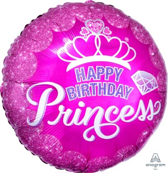 18:Princess Crown & Gem Happy Bday
