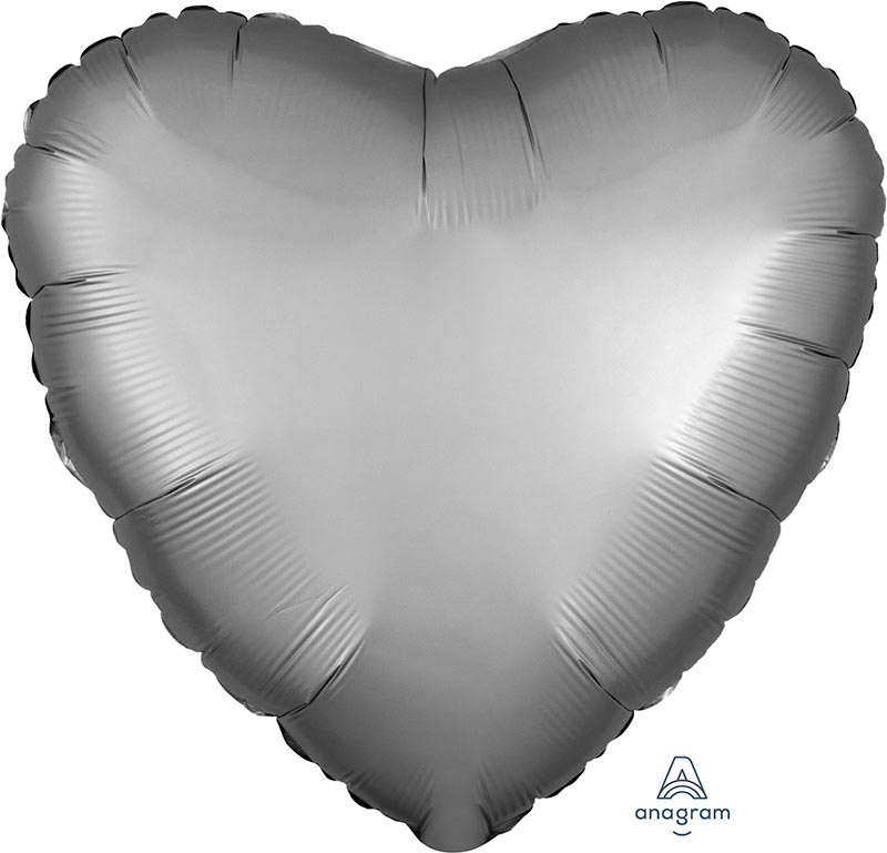 18:Satin Luxe Platinum Heart