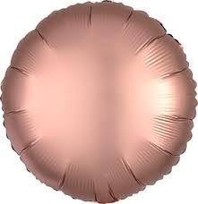 18:Satin Luxe Rose Copper Circle