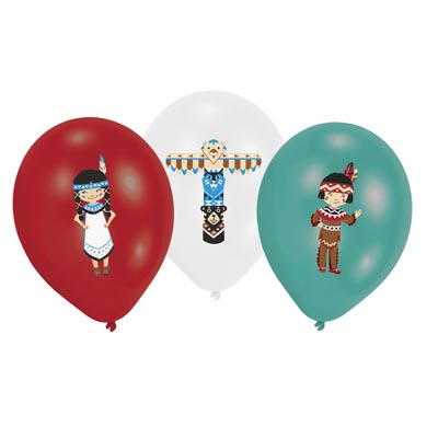 RET:Tepee & Tomahawk Latex Balloons 6