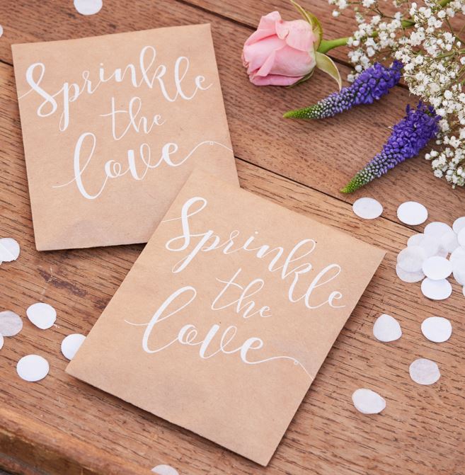 Rustic Country-Confetti Tissue Paper