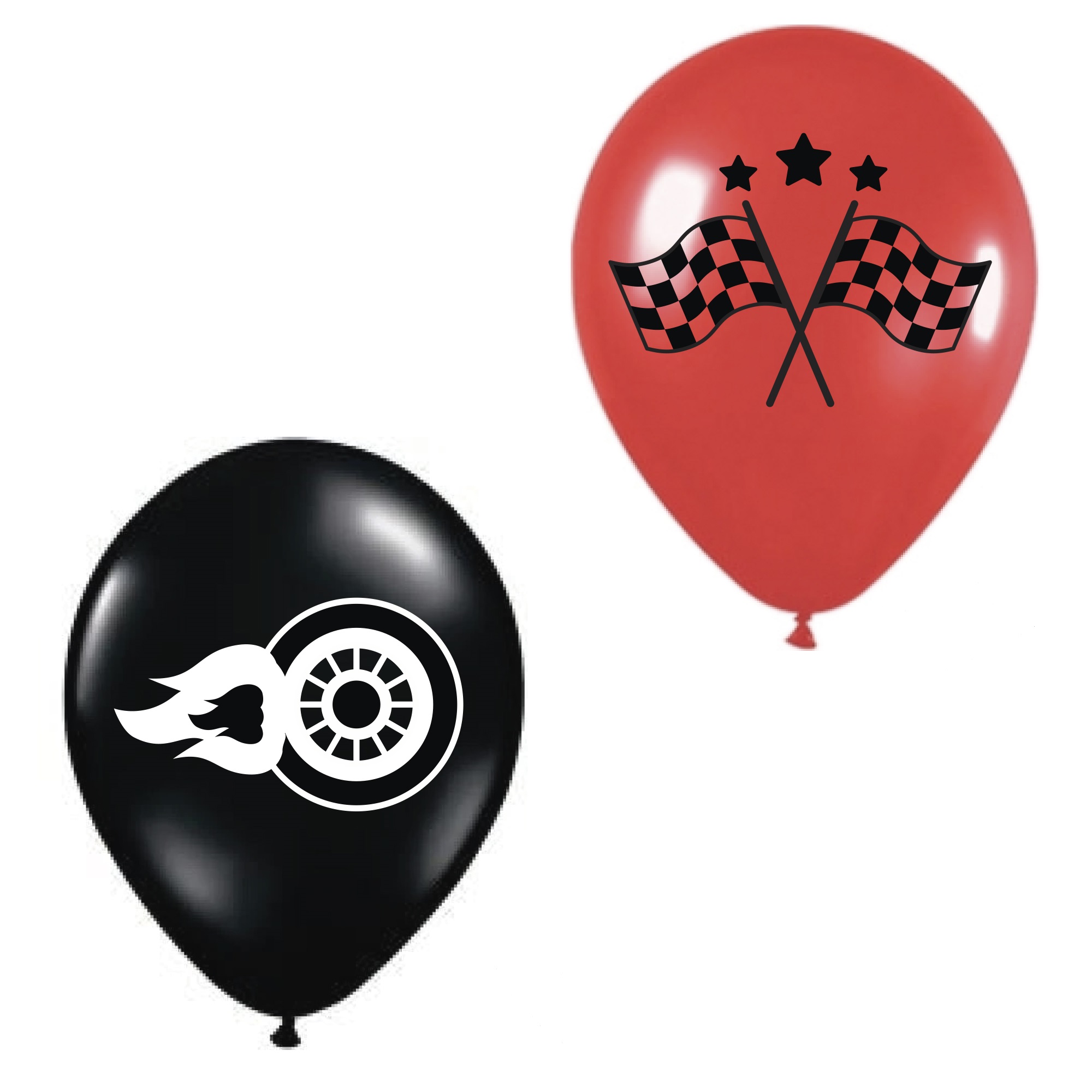 RET:Racing Car Latex Balloons 10