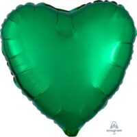 18:Metallic Green Heart