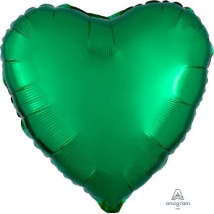 18:Metallic Green Heart