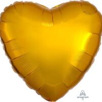 18:Metallic Gold Heart