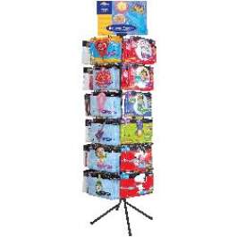 ACC:Display Floor Spinner Stand 60 Pegs