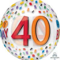 ORB:40th Birthday Rainbow Confetti