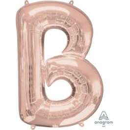 LET:Letter Rose Gold B