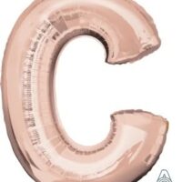 LET:Letter Rose Gold C