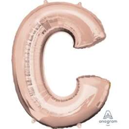 LET:Letter Rose Gold C