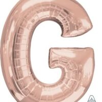 LET:Letter Rose Gold G