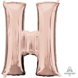 LET:Letter Rose Gold H