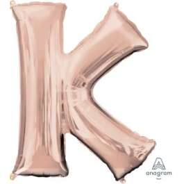 LET:Letter Rose Gold K