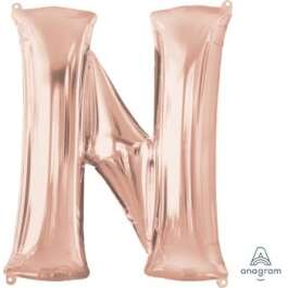 LET:Letter Rose Gold N