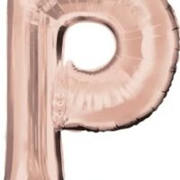 LET:Letter Rose Gold P