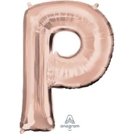 LET:Letter Rose Gold P