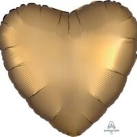 18:Satin Luxe Gold Sateen Heart