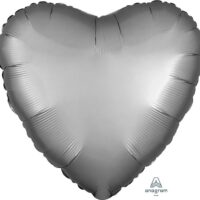 18:Satin Luxe Platinum Heart