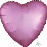 18:Satin Luxe Flamingo Heart