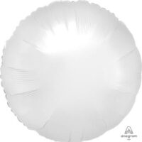 18:Satin Luxe White Satin Circle