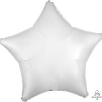 18:Satin Luxe White Satin Star