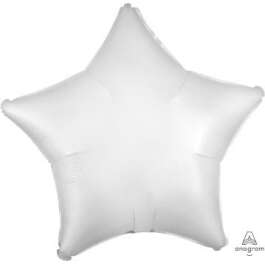 18:Satin Luxe White Satin Star