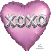 18:Satin XOXO Balloon Letters