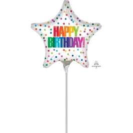 9:Happy Birthday Star Color Dots