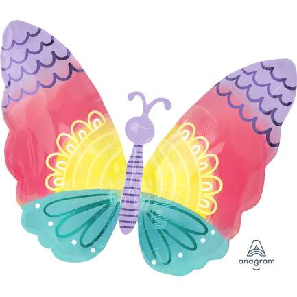 JS:Pastel Tie Dye Butterfly