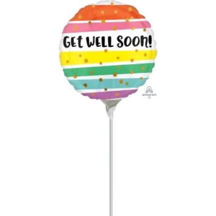 9:Get Well Bold Stripes