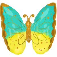 SS:Teal & Yellow Butterfly