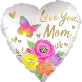 JUM:Love You Mom Satin Floral