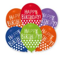 RET:Happy Birthday Dots Latex Balloons 6